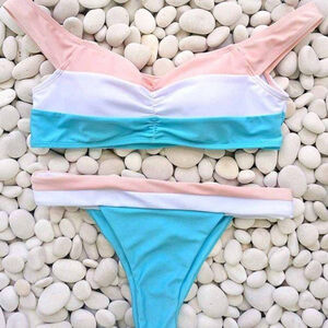 Cheeky Pastel Bikini Set New With Tags